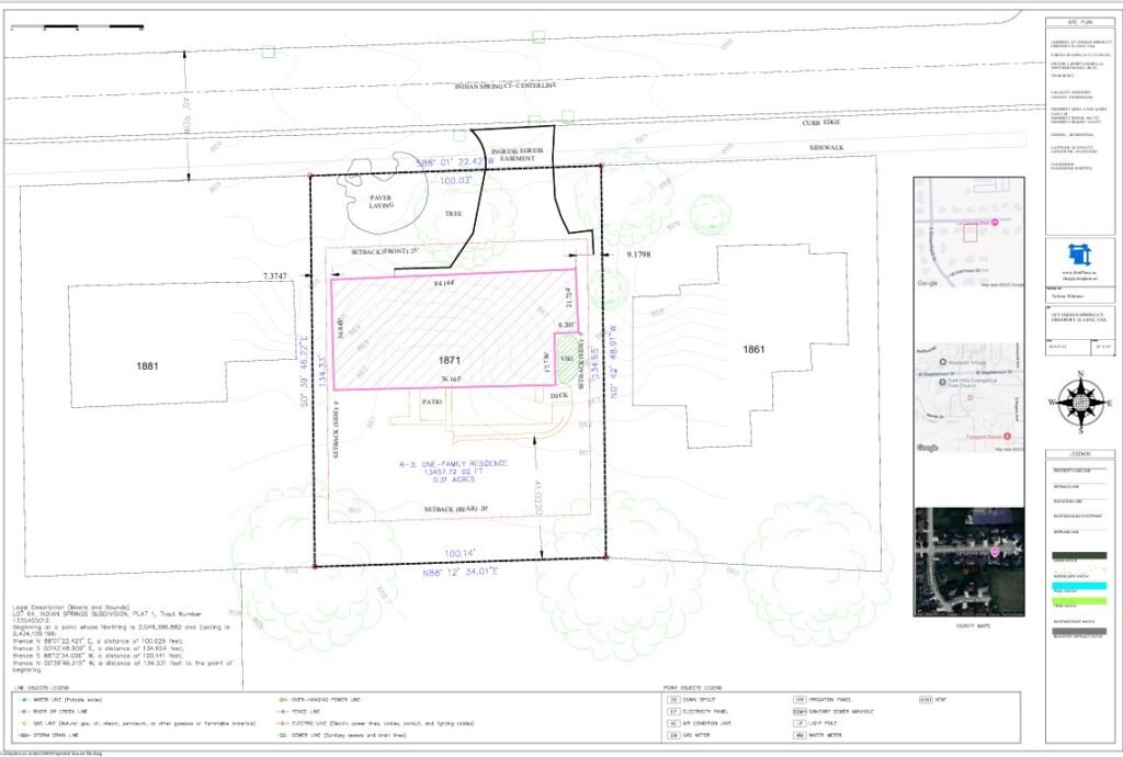 FreePort Homeowner Site plan approval