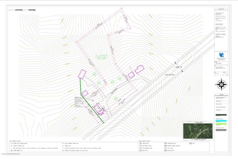 Site plan for permit in Austin TX
